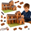 WOOPIE Stavebnica Vila z tehličiek – Kreatívny sada pre malých architektov (461 dielov)