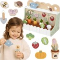 VIGA TOYS Drevená edukačná hračka - triedenie a počítanie