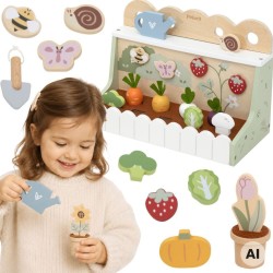 VIGA TOYS Drevená edukačná hračka - triedenie a počítanie