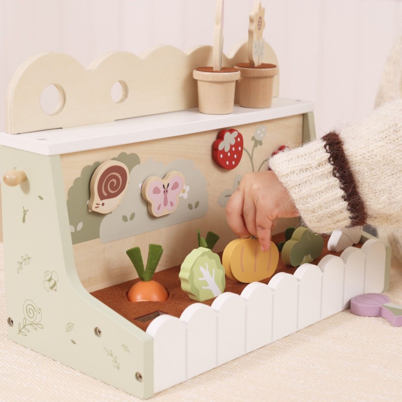 VIGA TOYS Drevená edukačná hračka - triedenie a počítanie