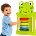 VIGA Drewniana Tablica Manipulacyjna Liczydło Żabka Certyfikat FSC Montessori