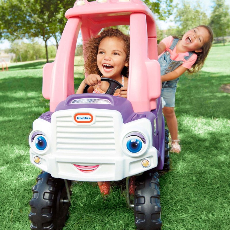 Little Tikes Terénne auto odrážadlo Cozy Truck ružovo-fialové