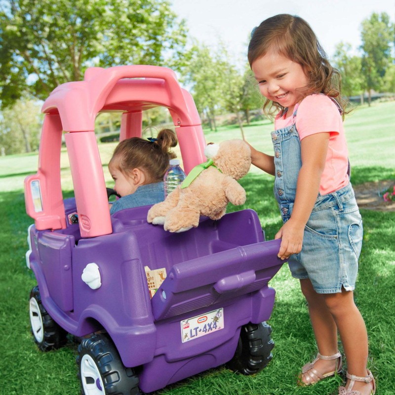 Little Tikes Terénne auto odrážadlo Cozy Truck ružovo-fialové