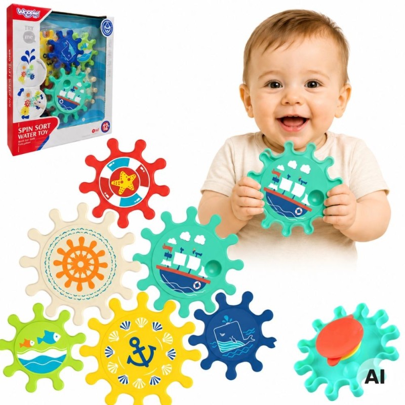 WOOPIE BABY Zabawka Zębatka do Kąpieli Wody