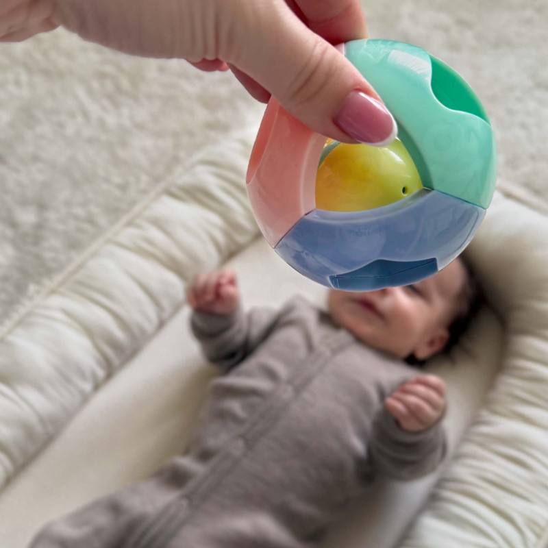 WOOPIE BABY Pastelowa Grzechotka Kula do Raczkowania 0m+
