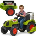 Falk Traktor na Pedały Claas z Przyczepą Duży Ciągnik Zabawka 3+