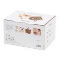 Viga Toys Drevený krájací set s ovocím a zeleninou