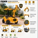FEBER Koparka Elektryczna Super Digger Ulepszona Bateria LT 12V od 3 lat