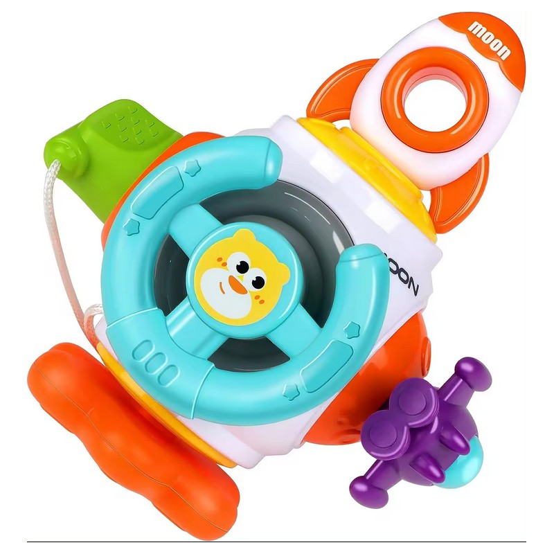 WOOPIE BABY Piłka Kosmiczna Rakieta 6w1 Montessori 18m+