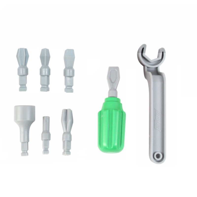 MASTERKIDZ Ręczne Narzędzia 6 Elementów Śrubokręt Klucz - Tablica Naukowo-Edukacyjna STEM