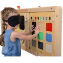 MASTERKIDZ Tablica Edukacyjna Rozpoznawanie Materiałów Faktur Zmysł Dotyku