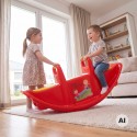 WOOPIE Bujak Czerwony na Biegunach dla Dzieci Huśtawka Równoważnia