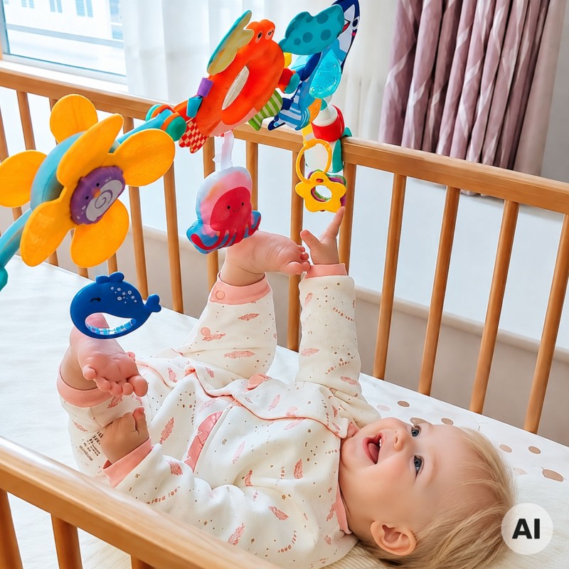 WOOPIE BABY Pałąk Łuk Zawieszka do Łóżeczka Wózka Fotelika