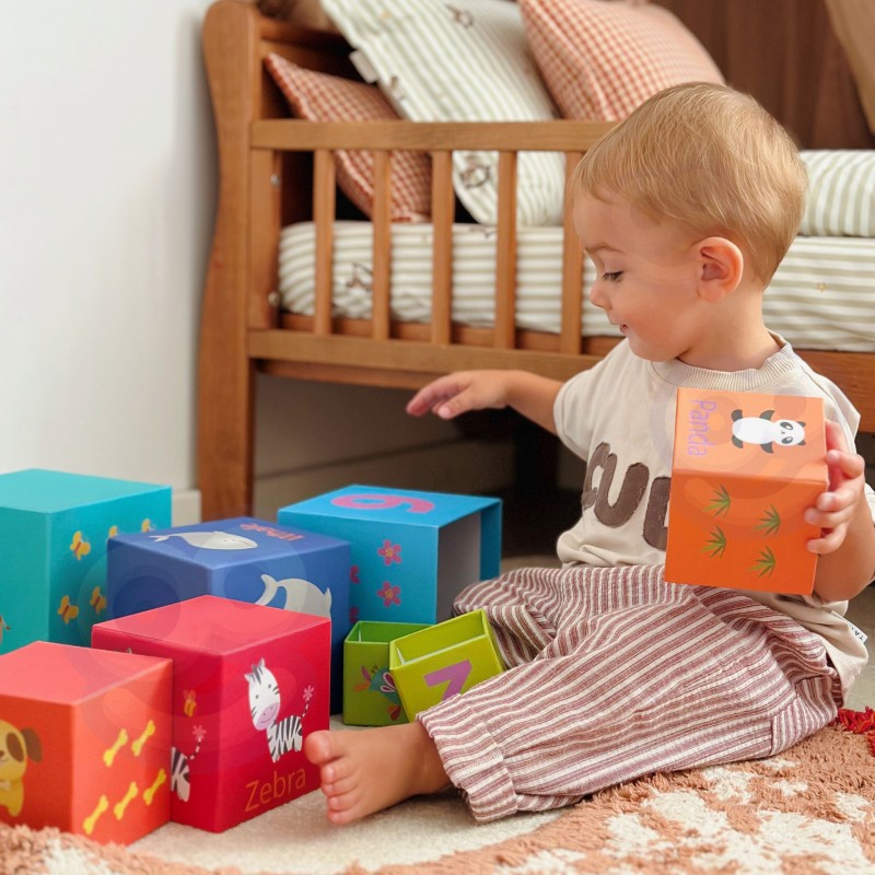CLASSIC WORLD Magic Box Klocki Układanka Wieża Pudełko Zabawka Edukacyjna