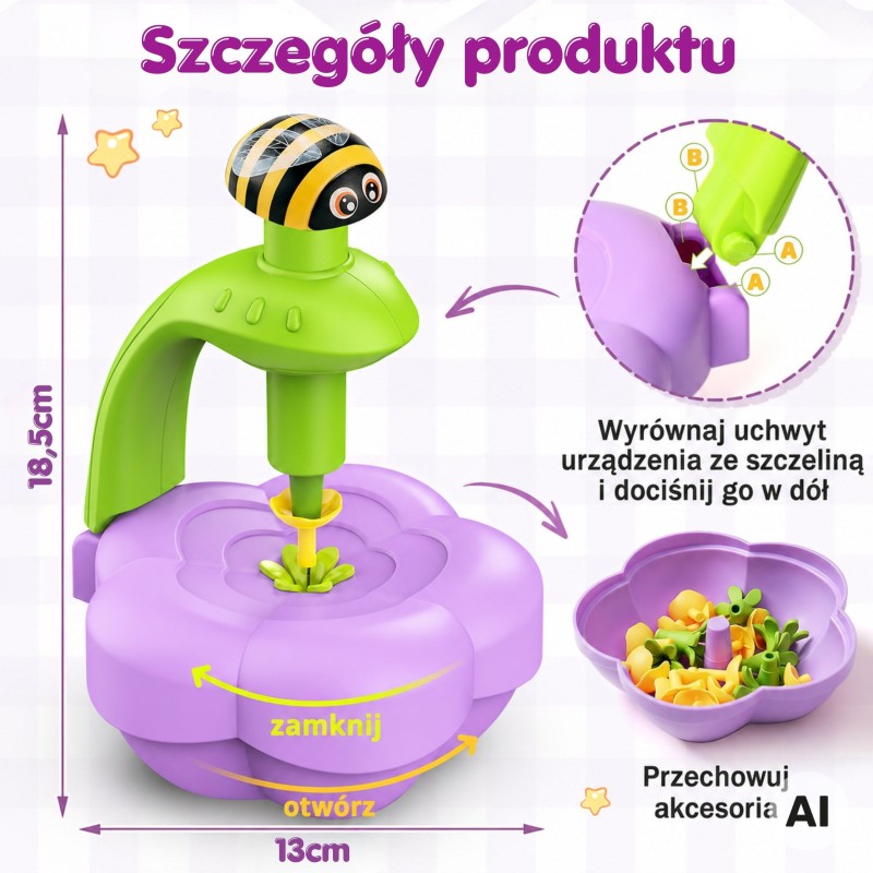 Woopie Kreatívna sada na výrobu kvetov a kytíc DIY s masinkou