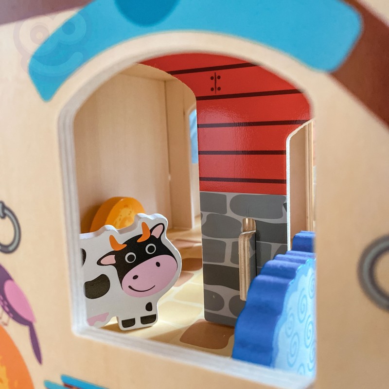 WOOPIE GREEN Mega Farma Figurki Zwierząt Stajnia Obora Kurnik 18 el.