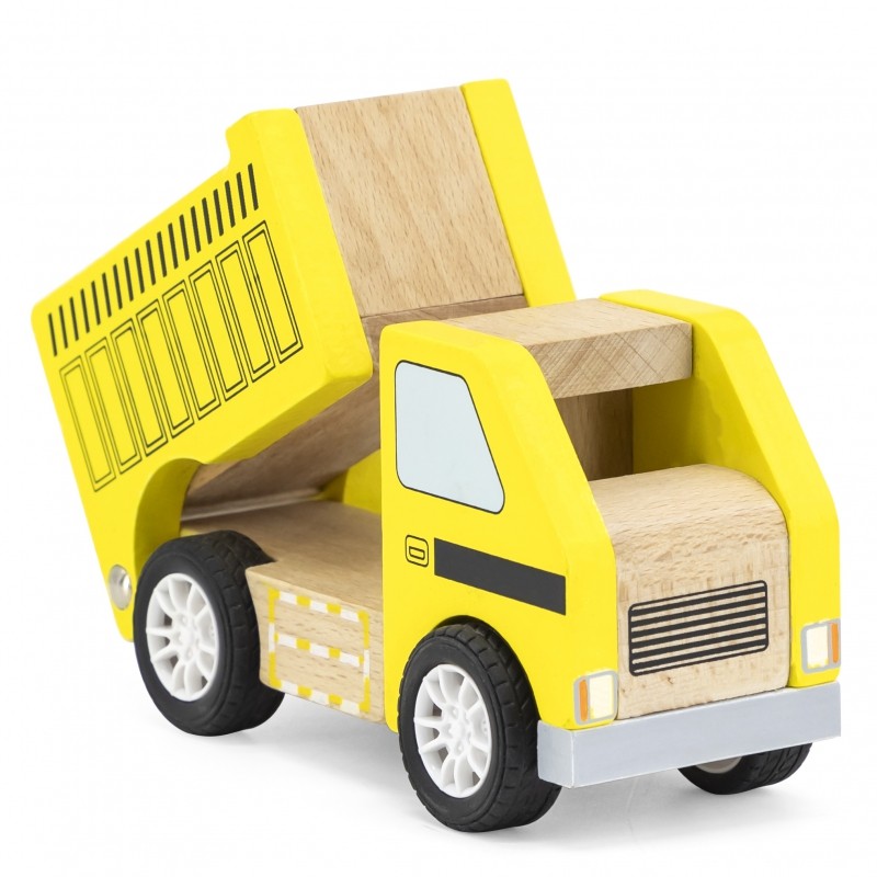 VIGA Drevené nákladné auto - žlté