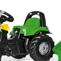 Šlapací traktor Rolly Toys Deutz-Fahr Kid s prívesom