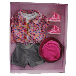 WOOPIE Súprava farebného oblečenia pre bábiky 43-46 cm