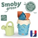 Smoby Green Vedro a krhlička s hračkami do piesku - bioplast