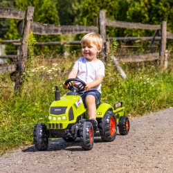 FALK Traktor Claas na Pedále s Vlečkou a Klaksónom od 2 rokov