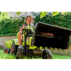 FALK Šlapací Traktor CLAAS ARION s Lyžicou a Vlečkou Maxi