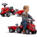 FALK Baby Massey Ferguson Červený Detský Traktor s Vlečkou od 12 Mesiacov