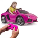 FEBER Lamborghini Aventador Pink Elektrické Autíčko 6V 3+