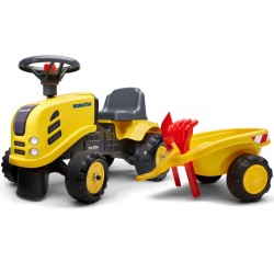 FALK Traktorík Baby Komatsu s vlečkou od 1 roka