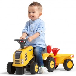 FALK Traktorík Baby Komatsu s vlečkou od 1 roka