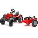 FALK Traktor na Pedále Massey Ferguson s Vlečkou od 3 Rokov