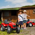 FALK Traktor na Pedále Massey Ferguson s Vlečkou od 3 Rokov