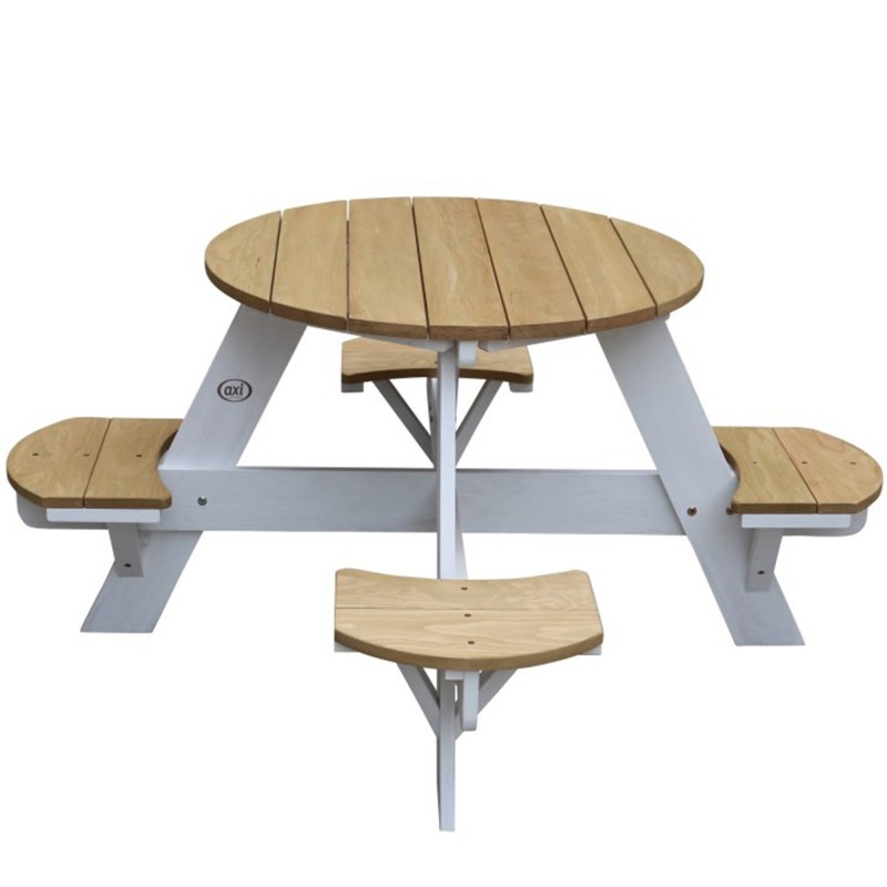 Drevený piknikový stôl Axi "Ufo" 4 miesta na sedenie