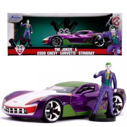 JADA Joker Auto Chevy Corvette Stingray + Figúrka 1:24