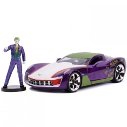 JADA Joker Auto Chevy Corvette Stingray + Figúrka 1:24