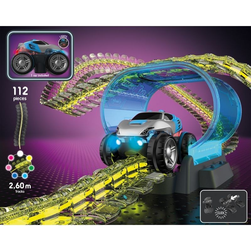 SMOBY Autodráha Flextreme Neon s Autíčkom