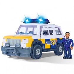 SIMBA Požiarnik Sam Policajný Jeep + Figúrka Malcolma