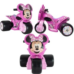 INJUSA Detská Elektrická Trojkolka Minnie Mouse Samurai na 6V Batériu