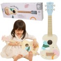 CLASSIC WORLD Drevená Ukulele Gitara pre Deti Modrá