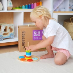 Tooky Toy Edukačný box Midi 6v1 (13–18 mesiacov) – Montessori sada hračiek