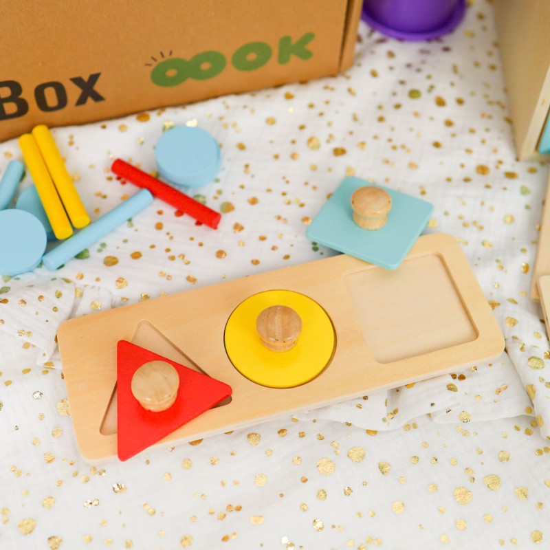 Tooky Toy Edukačný box Midi 6v1 (13–18 mesiacov) – Montessori sada hračiek