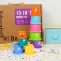Tooky Toy Edukačný box Midi 6v1 (13–18 mesiacov) – Montessori sada hračiek