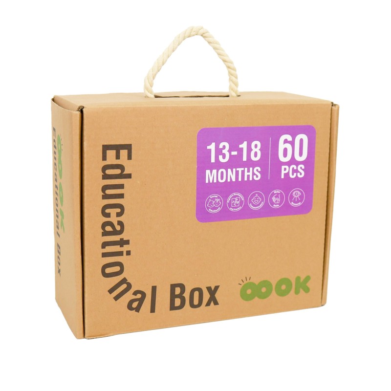 Tooky Toy Edukačný box Midi 6v1 (13–18 mesiacov) – Montessori sada hračiek