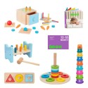 Tooky Toy Edukačný box Midi 6v1 (13–18 mesiacov) – Montessori sada hračiek