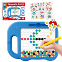 WOOPIE Montessori Magnetická Tabuľa MagPad - Modrý Slon