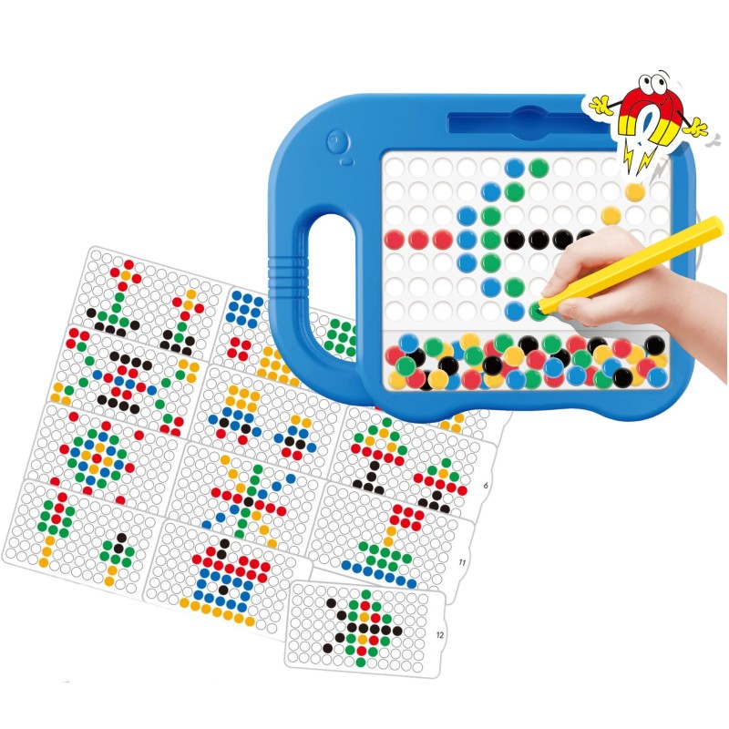 WOOPIE Montessori Magnetická Tabuľa MagPad - Modrý Slon