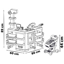 Smoby Maximarket Elektronický Obchod s Pokladňou a Príslušenstvom