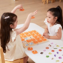 VIGA Montessori Drevená Pamäťová Hra s Obrázkami