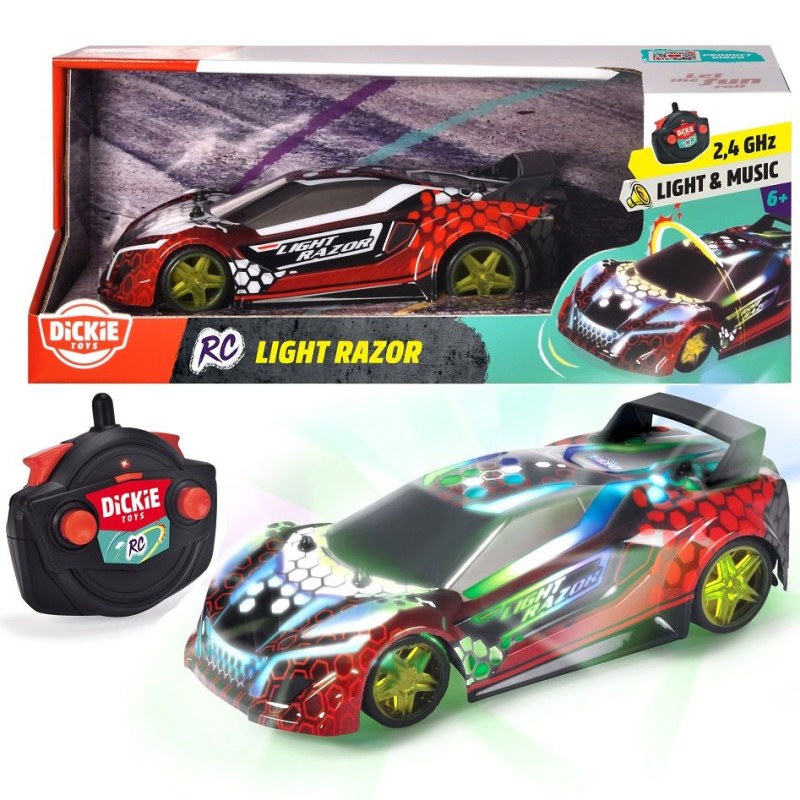 DICKIE Light Razor RC Auto na Diaľkové Ovládanie