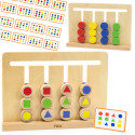 VIGA Logická Montessori Hra - Usporiadaj Farby a Tvary